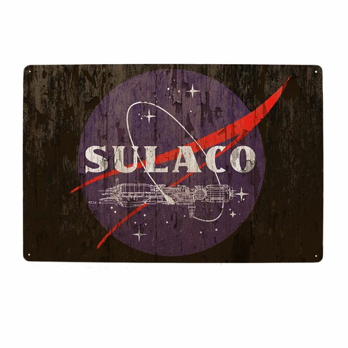 Aliens sulaco distressed metal - sulaco,
