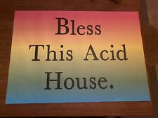 Jeremy Deller ‘Bless This Acid House’ Poster Print Signed Art Collector Rainbow