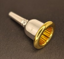 "Magnificent" Denis Wick Heritage 3XL Tuba Mouthpiece 24ct Gold Rim & Cup