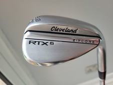 Cleveland RTX 6 58 Zipcore Lob Wedge Dynamic Gold Spinner Low Bounce VGC RH Mens