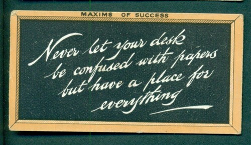 Singleton cole maxims - singleton, of