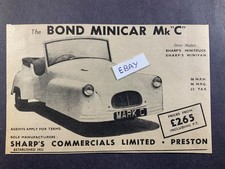 1952 British Ad. The Bond