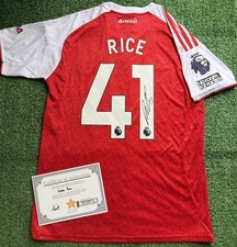 Declan Rice Hand Signed 25/26