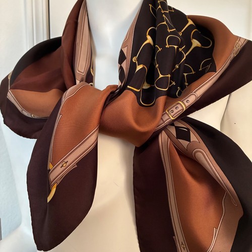 Viyella equestrian silk scarf - equestrian,