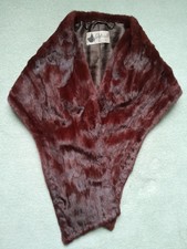 Vintage Dark Brown Fur Stole