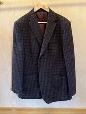 Brook Tavener Sports Jacket Blazer Wool Check never worn 44R