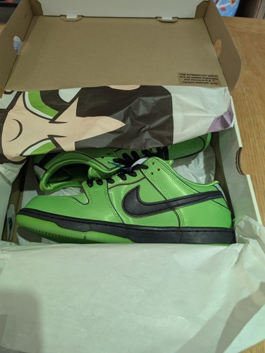Powerpuff green nike - green, dunk