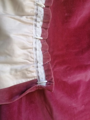Rose pink cotton - , velvet