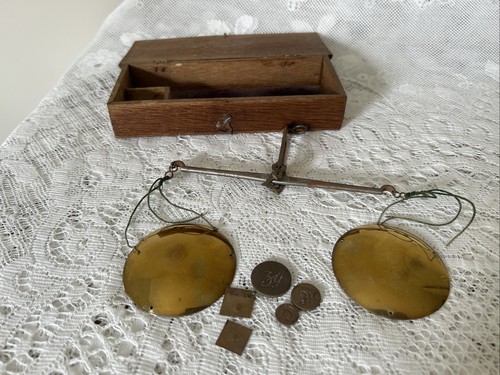 Antique brass apothecary - brass,