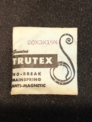 Trutex unbreakable mainspring - trutex,
