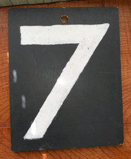Hand made cricket scoreboard