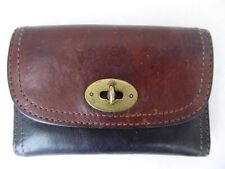 Rare Mulberry Small Postman Lock Purse in Brown Darwin Leather in Retired design