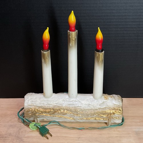 Vintage plastic light yule - vintage, 3-light