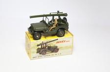 Dinky 829 Jeep Avec Canon 106 SR In Original Box - Excellent Vintage