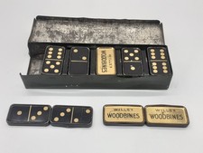 Rare Wills Woodbine Advertising Vesta Case Domino Tins Complete Set of 28