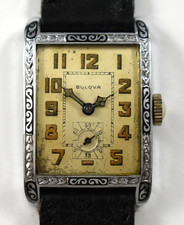 Vintage Bulova Fancy Art Deco