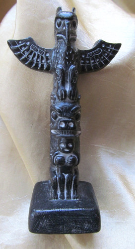 Vintage totem pole first - vintage,
