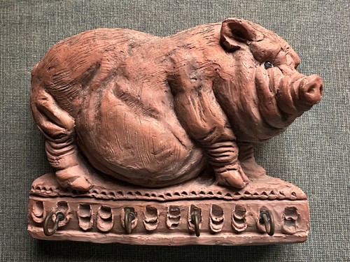 Pot belly pig wall - pig, hanging