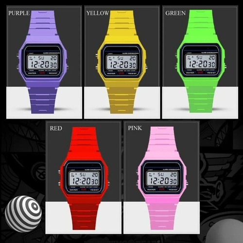 Retro digital sports watch - digital,