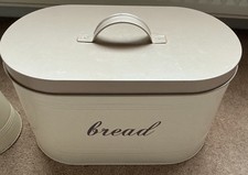 Bread Bin, tea And Sugar Containers Metal