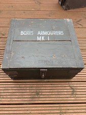 WW2 Heavy Duty Armourers Tool Box Mk 1 Still With Original Internals