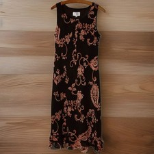 Vtg Y2K Babydoll Maxi Dress 12