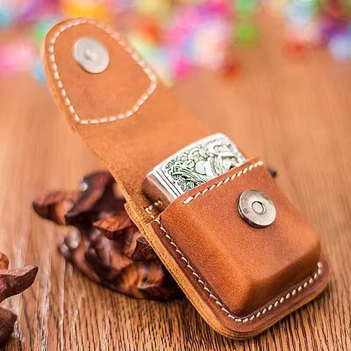 Leather lighter bag pouch - lighter,