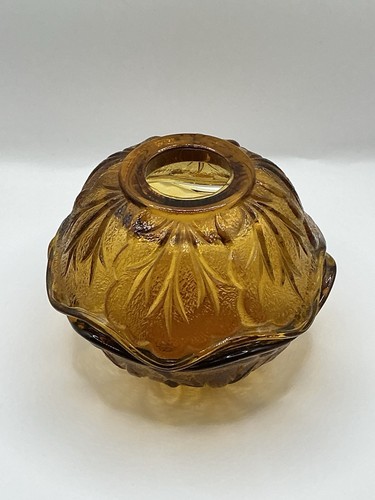 Indiana glass amber pebble - amber,