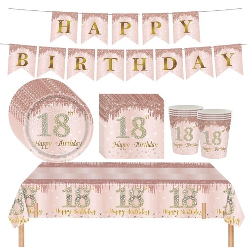 Rose gold 18th birthday - gold,