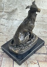 VINTAGE BRONZE SCULPTURE of a