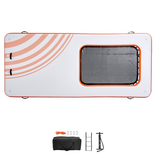 Inflatable floating dock - floating,