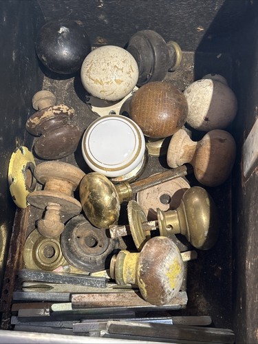 Joblot brass etc - joblot, door
