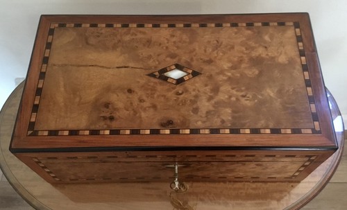 Lovely antique burr walnut - lovely,