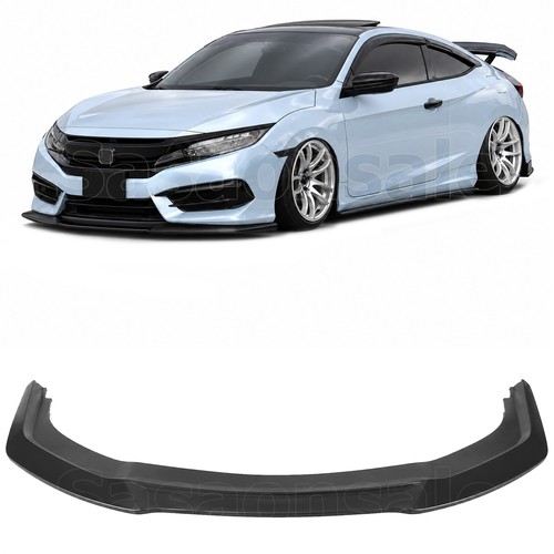 Front bumper lip spoiler - front, for