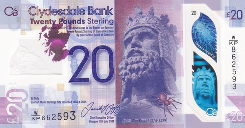 2019 clydesdale bank 20 - -,
