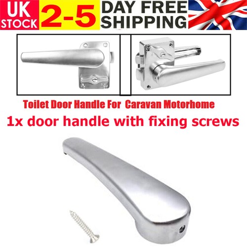 Silver toilet door handle - silver,
