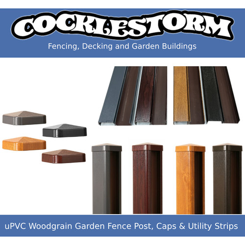 Upvc plastic woodgrain garden - upvc,