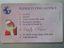 Santa Claus Lost Driving