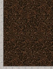 Food Fabric - Brown Coffee