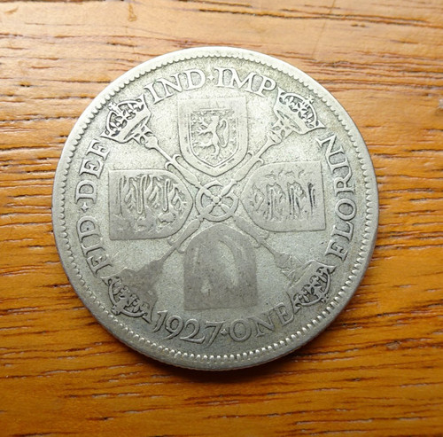George silver florin - george, v