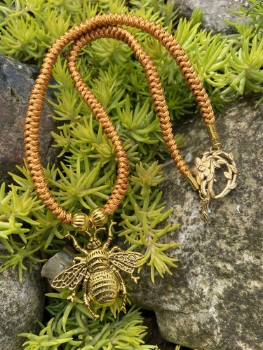Handcrafted cord bumblebee - handcrafted,