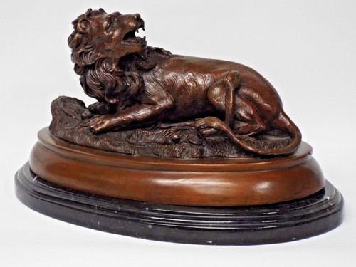 Large heavy 6kg bronze - heavy, lion