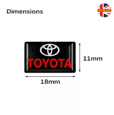 5 pcs for Toyota Badge Emblems 3D Metal Sticker For Car Decoration Fast Shipping