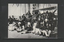 Postcard-Officers of HMS