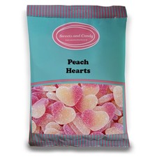 Peach Hearts 1Kg Bulk Bag -