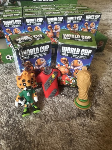 World cup football keychain - world,
