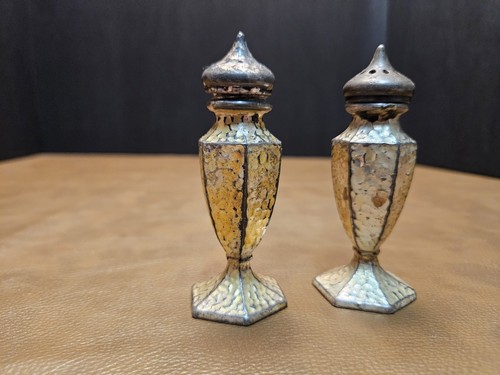 Vintage avon silver salt and - salt,