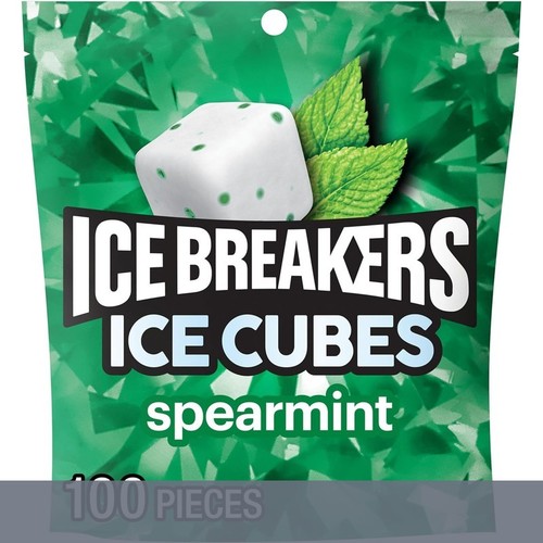 Spearmint sugar free gum - sugar-free, pouch