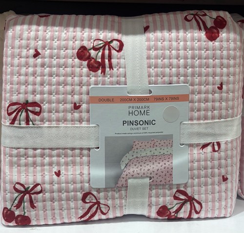 Cherries bows pinsonic duvet - bows,