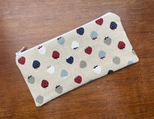 Handmade zipped pencil - zipped,